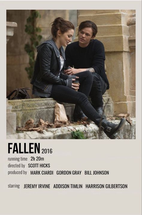 Fallen 2016 Movie, Book Polaroid Poster, Fallen Movie, Lovers Quarrel, Book Polaroid, Netflix List, Polaroid Movie Poster, Must Watch Movies, Romcom Movies