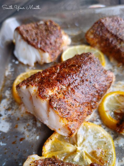 Baked Blackened Cod, Fish Recipe Ideas, Blackening Seasoning Recipe, Fish Recipes For Dinner, Cod Fish Recipe, Cleanse Foods, Cod Fish Recipes Baked, How To Cook Cod, Blackened Cod