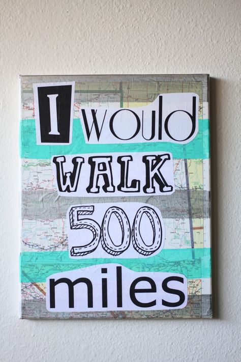 500 Miles Music Lyrics Art, 90 Songs, The Proclaimers, Lyrics To Live By, 500 Miles, Bullet Journal Mood, Lyric Art, Musical Art, Paint Paint