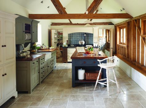 Chalon Kitchen Featured in Period Living Magazine | We were … | Flickr Chalon Kitchen, English Farmhouse Kitchen, Barn Conversion Kitchen, Unfitted Kitchen, Period Living, Barn Kitchen, Traditional Kitchen Design, Freestanding Kitchen, Kitchen Concepts