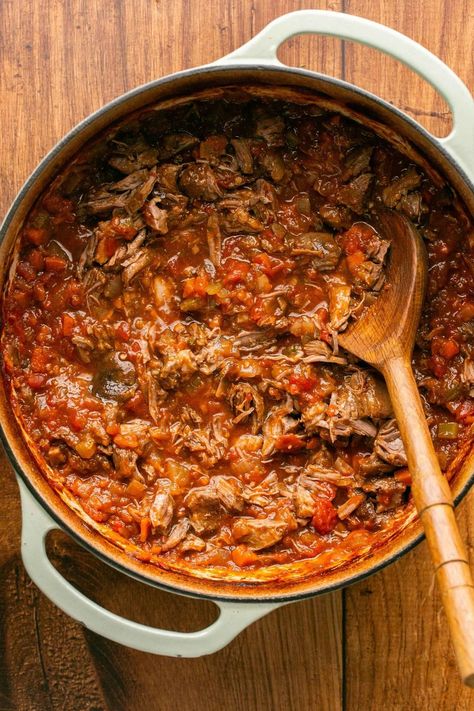 This hearty and delicious Braised Lamb Ragu is packed with tender shredded lamb in a rich sauce. It's not your average lamb pasta sauce. This Ragu is Whole30, Grain Free, Gluten Free, Dairy Free, and Specific Carbohydrate Diet Legal. Spanish Pork, Lamb Pasta, Spanish Cooking, Lamb Ragu, Pork Ragu, Mediterranean Cooking, Pasta Sauce Homemade, Specific Carbohydrate Diet, Braised Lamb