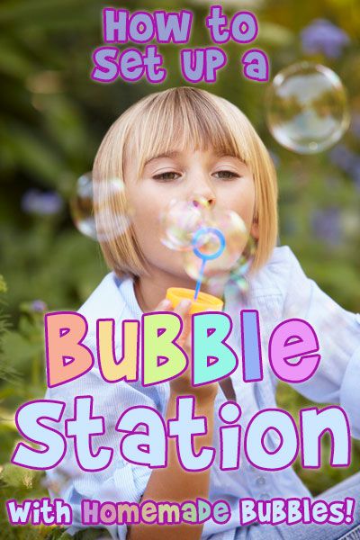 Summer Kids Activities - Homemade Bubble Station Diy Bubble Station, Summer Kids Activities, Bubble Station, Homemade Bubbles, Preschool Resources, Abc Activities, Screen Free Activities, Mystery Pictures, Church Activities