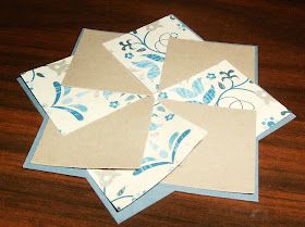 How To Make Pinwheels, Card Making Ideas For Beginners, Stamping Techniques Card Tutorials, Patchwork Cards, Handmade Greeting Card Designs, Crafting Corner, Pinwheels Paper, Fancy Fold Card Tutorials, Card Making Templates