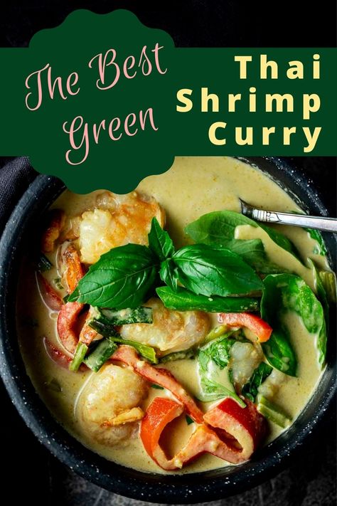 Shrimp Green Curry, Thai Shrimp Curry, Thai Curry Recipes, Green Curry Sauce, Green Curry Recipes, Shrimp Curry, Thai Shrimp, Thai Green Curry, Curry Shrimp