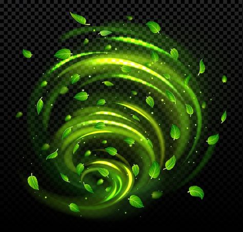 Free vector freshness effect green air f... | Free Vector #Freepik #freevector #wind-effect #whirlwind #fresh-air #air-flow Wind Background, Wind Effect, Spell Effects, Air Air, Digital Texture, Leaf Background, Psd Icon, Mint Leaves, Vector Photo