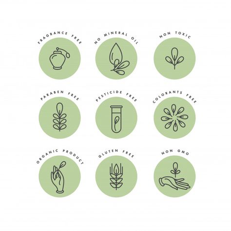 Set of logos, badges and icons for natur... | Premium Vector #Freepik #vector #logo #label #leaf #line Sustainable Fashion Photography, Party Banner Design, Letter Candles, Happy Birthday Typography, Birthday Typography, Free Stamps, Healthy Products, 1st Birthday Cards, Organic Products