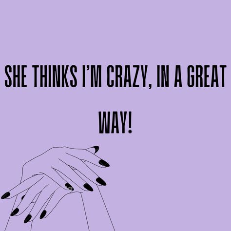 You can be crazy but in a great way. There are two ways to be crazy. 1. Actually Mentel crazy or 2. Fun crazy! 🤍 Be Crazy, Im Crazy, Like Crazy, Collage, Pins, Beauty