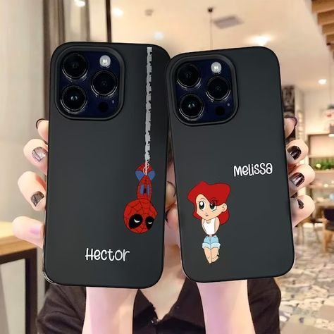 CaseFone - Etsy Phone Case Xr, Spiderman Phone Case, Superhero Phone Cases, Spider Illustration, Couples Phone Cases, Cute Couple Gifts, Custom Iphone Cases, Black Iphone Cases, Personalized Phone Cases