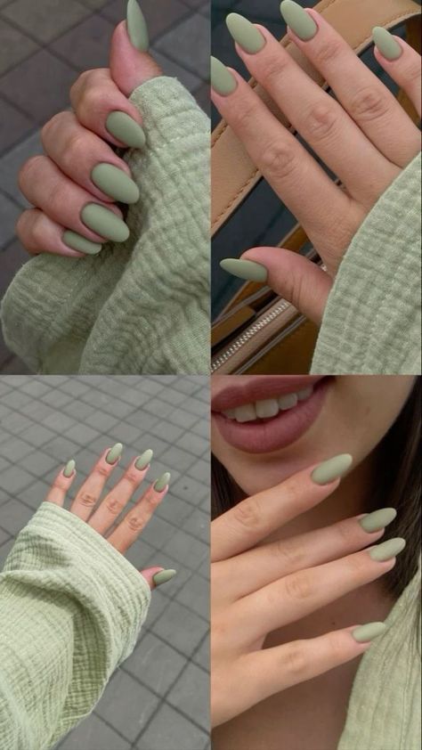 Green Nail Aesthetic, Trending Summer Nails, Nail Paint Shades, Simple Fall Nails, Wow Nails, Hello Nails, Subtle Nails, Casual Nails, Blush Nails