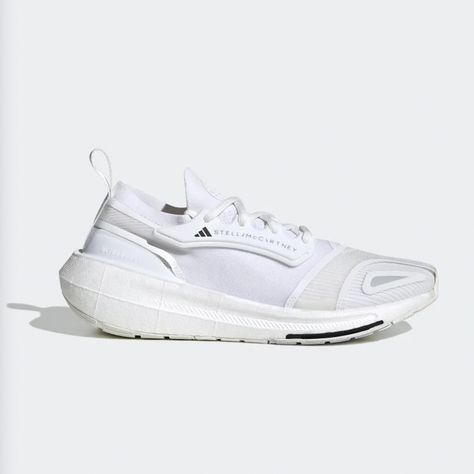 Ultraboost Light Shoes Most Comfortable Sneakers, Cardio Dance, Light Shoes, Wellness Motivation, Adidas Primeknit, White Running Shoes, Adidas Boost, Lit Shoes, Adidas By Stella Mccartney