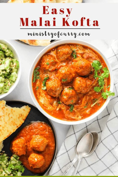 Quick and easy malai kofta curry using readymade frozen veggie balls. Instant Pot & stovetop recipe Malai Kofta Curry, Veggie Balls, Indian Vegan, Vegetarian Meatballs, Kofta Curry, Kofta Recipe, Malai Kofta, Hearty Dinner Recipes, Easy Vegetarian Dinner