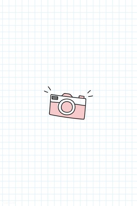 Hand drawn camera on white grid paper background vector | free image by rawpixel.com / marinemynt Cute Camera Drawing, Camera Doodle Art, Drawing Of Camera, Cute Camera Icon, Grid Paper Background, White Grid Paper, Drawn Camera, Camera Doodle, Camera Tattoos