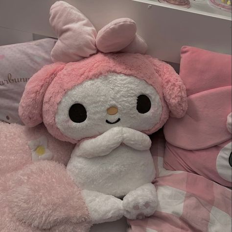 My Melody Plush, Melody Plush, Hello Kitty Images, Writing Inspiration Prompts, Gift Inspo, Hello Kitty Pictures, Sanrio Characters, My Melody, Knick Knacks