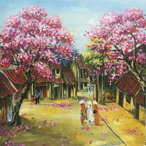 Vietnam Artwork, Vietnam Painting, Vietnam Saigon, Create Canvas, Rennaissance Art, Texture Painting On Canvas, Monkey Art, Beautiful Oil Paintings, Copper Art