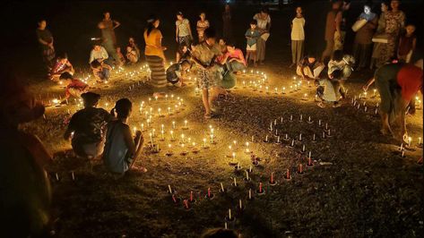 Locals in Monywa staged a night strike with candlelight’s demonstrating “No Slavery Education System” to oppose military trying to reopen schools under coup. #Apr30Coup #WhatsHappeningInMyanmar https://t.co/r6GQ4VtYmW Monywa, Education System, Myanmar, Education, Quick Saves