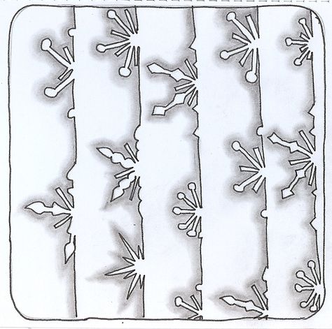 Snowflakes 1 by Neil Burley Zentangles Patterns, Zentangle Christmas, Ink Patterns, Doodle Christmas, Zentangle Ideas, Zentangle Tutorial, Rangoli Patterns, Tangle Pattern, Scribble Art