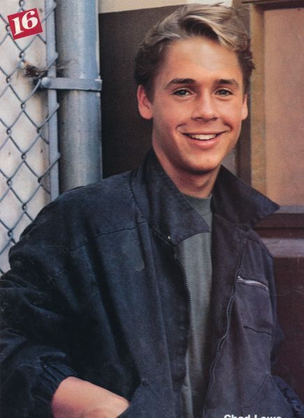 Chad Lowe, 80s Shows, Romantic Men, George Michael Wham, Rob Lowe, Teen Magazine, George Michael, Life Goes On, Childhood Memories