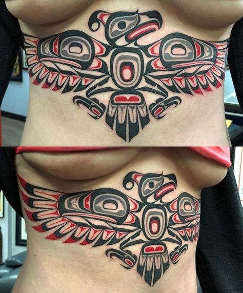 Native Totem Tattoo, Thunderbird Tattoo, Tattoo Peito, Haida Tattoo, Mayan Tattoos, Fun Tattoo, Totem Tattoo, Wiccan Tattoos, Inca Tattoo