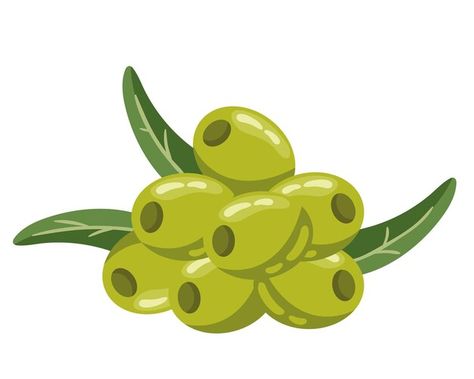 Free Vector | Green olive seeds Olive Clipart, Olive Cartoon, Olive Seeds, Logo Psd, Technology Icon, Green Olive, Card Banner, Poster Invitation, Presentation Template Free