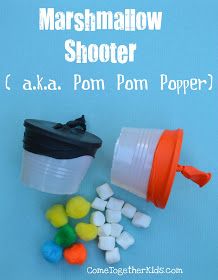 Come Together Kids: 10 Crafts and Activities for Boys Marshmallow Shooter, Activities For Boys, Cub Scout, Mini Marshmallows, Cub Scouts, Kid Activities, Fun For Kids, Camping Ideas, Kid Crafts