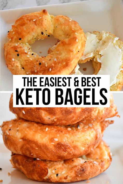 Everything Bagels Recipe, Low Carb Bagel, Keto Everything, Everything Bagels, Bagels Recipe, 1000 Calorie, Low Carb Bagels, Fathead Dough, Best Keto Bread