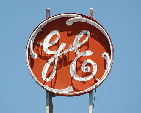 General Electric Electrical Logo, Rustic Industrial Design, Chicago Signs, Vintage Commercials, Art Industry, Western Massachusetts, Ephesians 2, Signs Of Life, Retro Neon