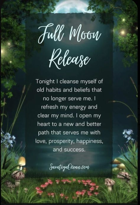 Full Moon Release, Moon Affirmations, Full Moon Spells, Full Moon Meditation, Clearing Energy, Lunar Energy, Moon Spells, Moon Rituals, Moon Reading