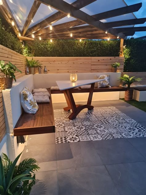 Modern Backyard Landscaping, Back Garden Design, Backyard Renovations, Patio Garden Design, Modern Backyard, Outdoor Gardens Design, Terrace Design, Backyard Garden Design, Outdoor Decor Backyard