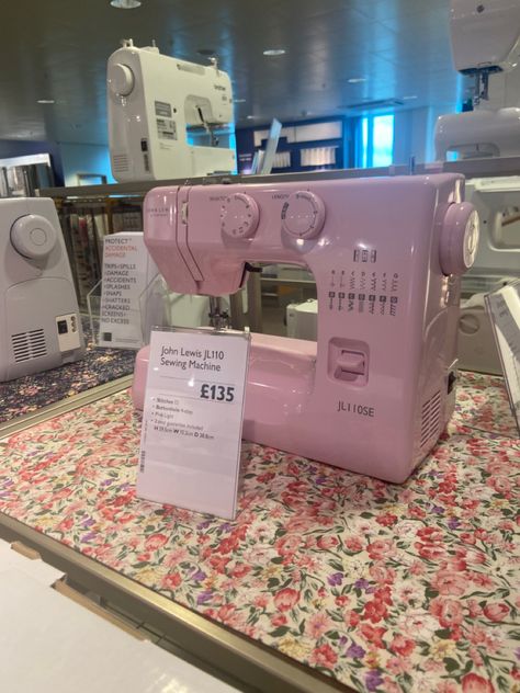 sewing machine, wishlist, christams list ideas, wishlist ideas, fashion, sewing, patterns , john lewis, gift ideas, present ideas, things to buy Pink Sewing Machine, Sewing Machine Aesthetic, Wishlist Ideas, Present Ideas, List Ideas, Birthday List, Aesthetic Photos, Fashion Sewing, Aesthetic Photo