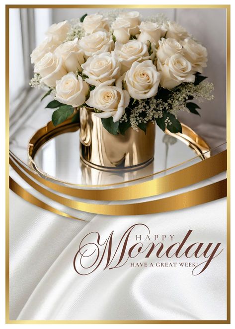 Happy Monday🌷 How you're doing well 🌷 Have a Great Week 🌷#happymondayyall #greetingcards #mondayvibes ##inspiration Person With Flowers, Monday Morning Greetings, Happy Monday Images, Monday Greetings, Happy Monday Quotes, Happy Monday Morning, Send Flowers Online, Good Morning Happy Monday, Have A Great Monday