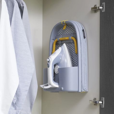 Joseph Joseph Pocket Folding Ironing Board Grey | Kitchen Warehouse™ Compact Ironing Board, Folding Ironing Boards, Tabletop Ironing Board, Laundry Closet, Small Laundry, Joseph Joseph, Laundry Room Makeover, Interior Modern, Ironing Board