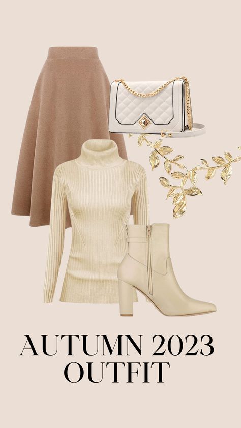 Outfit For 2023, Turtle Neck Outfit Women, Outfits Turtleneck, Fall 2023 Outfits, Neck Outfit, Black Turtleneck Outfit, Skirt Tights, 2023 Outfits, Skirts Outfits