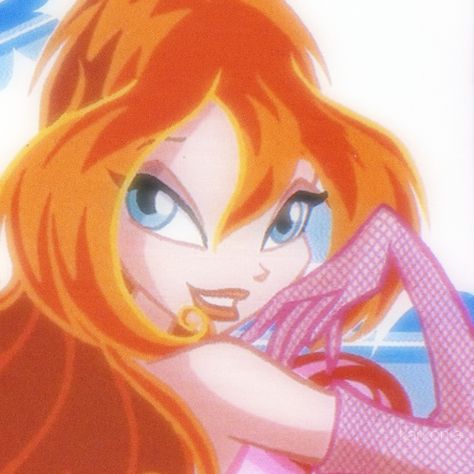 Winx Bloom, Bloom Fashion, Anna Disney, Klub Winx, Bloom Winx Club, Clubbing Aesthetic, Funny Profile Pictures, Cartoon Icons, Cartoon Profile Pics