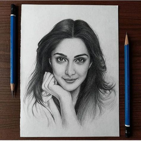 Actress Sketch Pencil Drawings, Indian Celebrity Drawings, Human Face Sketch, Pencil Sketches Of Faces, Celebrity Drawing, Beautiful Pencil Sketches, Figure Sketches, Pencil Sketch Portrait, Sketch Images