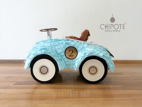 Vintage Car Pinata, Fast One Pinata, 2 Fast Pinata, Two Fast Piñata, Race Car Pinata, Car Pinata, Mickey 1st Birthdays, Baby Car Toy, 2nd Birthday Party For Boys