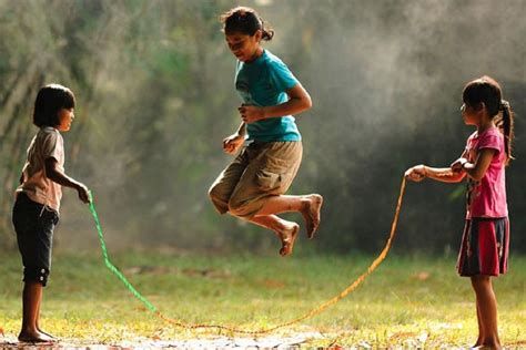 Jump Rope Benefits, 3d Pose, Water Flood, Village Photos, Children Book, Traditional Games, Beautiful Locations Nature, Village Life, World Of Color