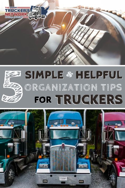 Trucker Organization Ideas, Semi Truck Organization, Semi Truck Storage Ideas, Over The Road Trucking Life Ideas, Truck Driver Organization Ideas, Trucker Life Hacks, Semi Truck Organization Ideas, Trucker Hacks, Semi Truck Living