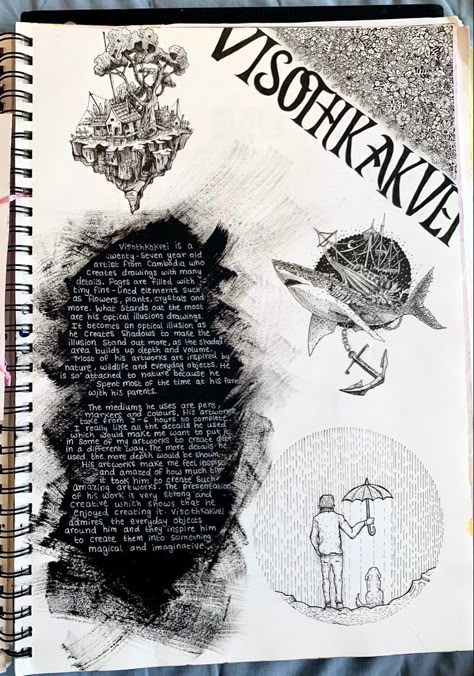 Gcse Art Sketchbook Mark Making, Gcse Art Sketchbook Surrealism, Peter Randall Page Gcse, A Level Graphics, Gsce Art Title Page, Final Piece Art Gcse, Art Sketchbook Gcse, Gcse Art Sketchbook Layout Grade 9, Artist Research Page Gcse