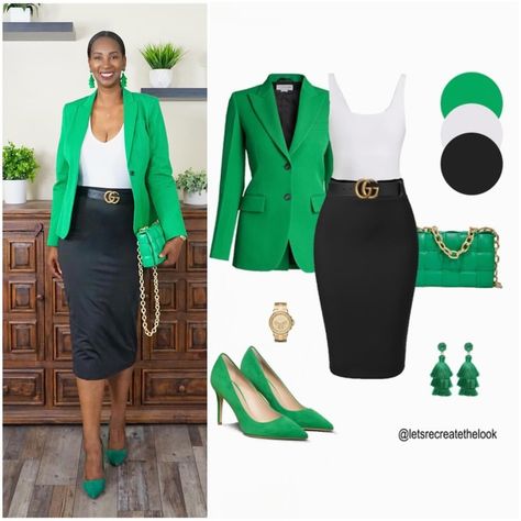 Bright Green Blazer Outfits For Women, How To Wear A Green Blazer, Green Blazer Work Outfit, Green Blazer Outfit Work, Green Blazer Outfits For Women, Green Shoes Outfit, Green Blazer Outfit, Green Pants Outfit, Blazer Verde