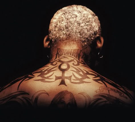 Dennis Rodman Nba Players Tattoos, Dennis Rodman Bulls, Dennis The Menace, Dennis Rodman, Black Men Hairstyles, Men Hairstyles, Brave New World, Professional Art, Prime Time