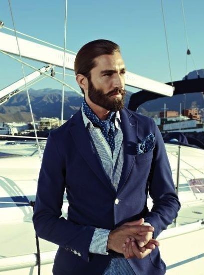 How To Wear Bandana, Ascot Outfits, Ascot Style, Mens Ascot, Black Tie Attire, Dandy Style, Beard Model, Yacht Life, Dapper Style