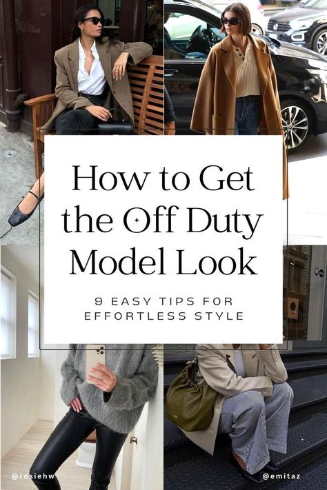 Looking for that effortlessly cool model off duty style? Discover 9 easy style tips to nail the off duty model aesthetic. Explore 20+ outfit ideas inspired by 90s models, Bella Hadid's street fashion, and a relaxed quiet luxury vibe. Get ready to embrace the chic and casual style of off duty models!