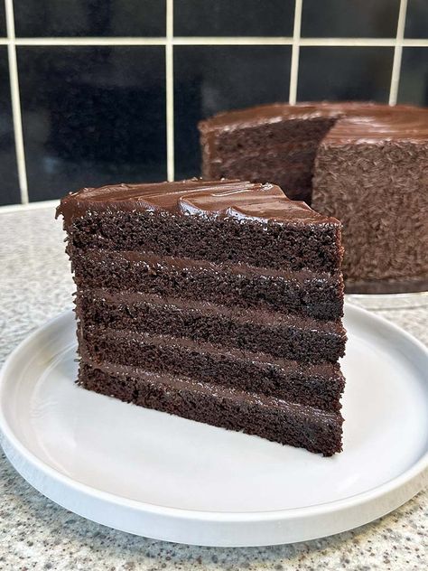 10 Layer Chocolate Cake 10 Layer Chocolate Cake, Layer Chocolate Cake, Easy Chocolate Cake, Make 10, Sweet Dishes Recipes, Chocolate Fudge Cake, Chocolate Layer Cake, Best Chocolate Cake, Homemade Cake Recipes