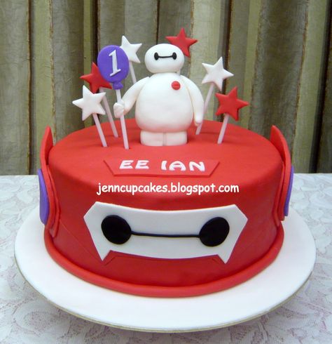 Baymax Cake, Baymax Party, Baymax Birthday, Big Hero 6 Birthday, Big Hero 6 Party, Bay Max, Hero Cake, 8th Birthday Cake, Christmas Coloring Sheets