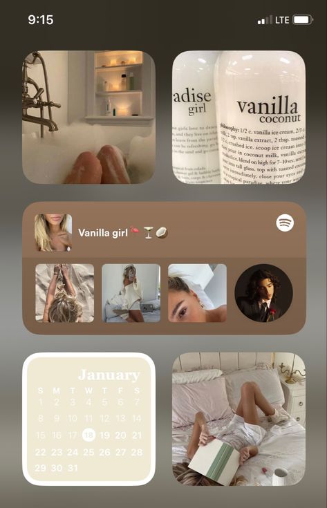 Clean Girl Ios 16, Vanilla Girl Phone Layout, Clean Girl Iphone Layout, Clean Girl Phone Layout, Ipad Ios, Phone Template, Cute Home Screens, Iphone Life Hacks, Iphone Wallpaper Fall