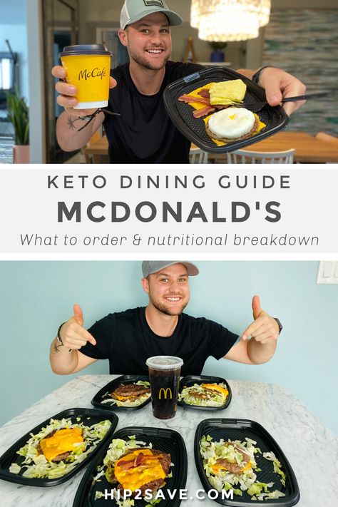 Keto Mcdonalds Lunch, Bariatric Friendly Mcdonalds, Mcdonald’s Keto Friendly, Mcdonald’s Keto Breakfast, Keto At Mcdonalds, Low Carb Mcdonalds, Fast Food Low Carb, Best Keto Fast Food, Healthy Mcdonalds