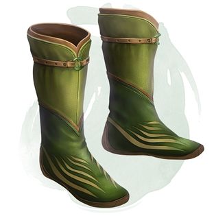 Boots of Speed Wondrous Item, rare (requires attunement)While you wear these boots, you can use a bonus action and click the boots' heels together. If you do, the boots double your walking speed, and any creature that makes an opportunity attack against you has disadvantage on the attack roll. If you click your heels together again, you end the effect.When the boots' property has been used for a total of 10 minutes, the magic ceases to function until you finish a long rest.Notes: Bonus: Sp Magic Shoes, Armor Clothing, D D Items, Heroic Fantasy, Pathfinder Rpg, Fantasy Props, Dungeons And Dragons Homebrew, Fantasy Armor, Dungeon Master