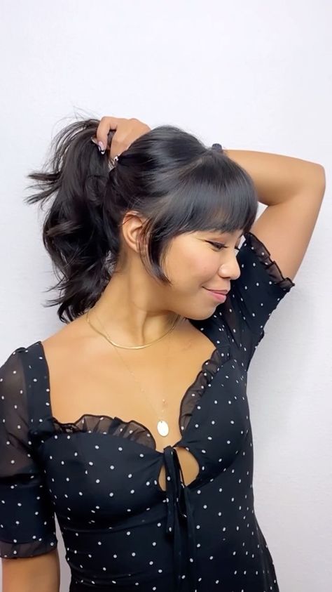 Ponytail Pieces Haircut, Ponytail Pieces, Razored Haircuts, Long Shag, Haircuts For Wavy Hair, Hair Brained, Shag Haircut, Haircut And Color, Hair Stuff