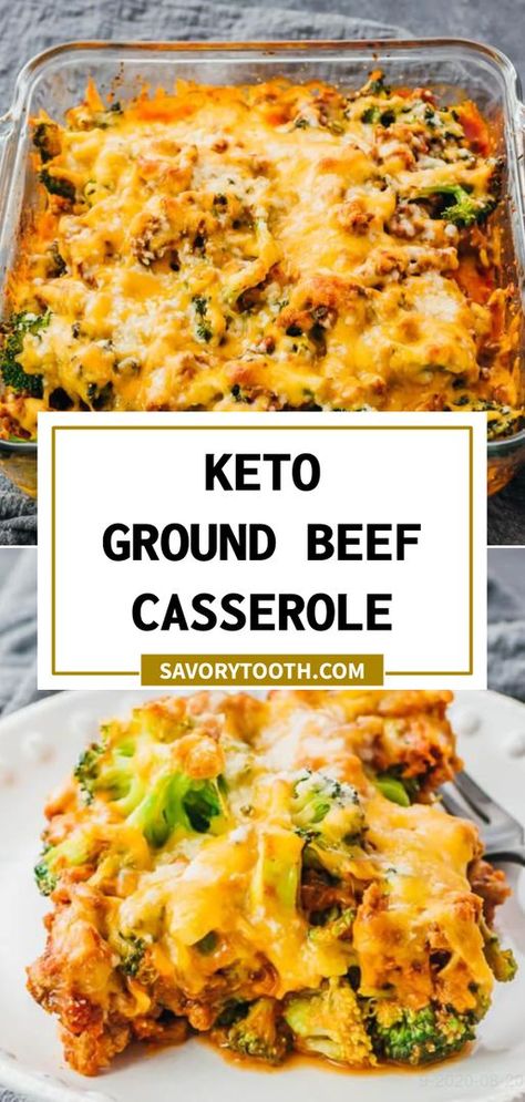 Keto Ground Beef Casserole, Casserole With Ground Beef, Italian Dinners, Ground Beef And Broccoli, Keto Ground Beef, Keto Pasta, Cleaner Eating, Beef Broccoli, Keto Beef Recipes