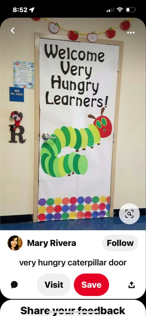 Hungry Caterpillar Bulletin Board, Caterpillar Bulletin Board, Hungry Caterpillar Classroom, Bulletin Board Sayings, Plant Classroom, Head Start Classroom, Plants Classroom, Welcome To Class, Library Bulletin Boards